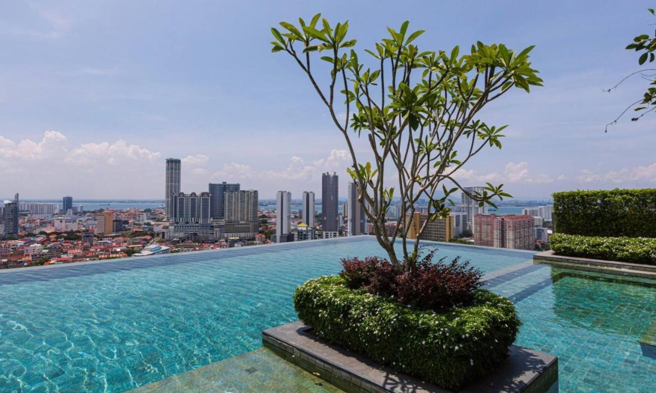 Skypool With Seaview 8Pax Beacon Executive Suites - Georgetown City Centre - 3Km To Komtar Kültér fotó