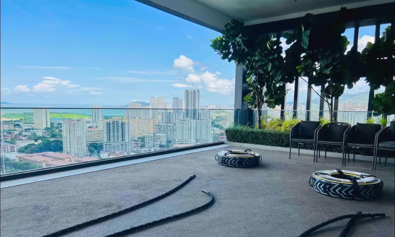 Skypool With Seaview 8Pax Beacon Executive Suites - Georgetown City Centre - 3Km To Komtar Kültér fotó