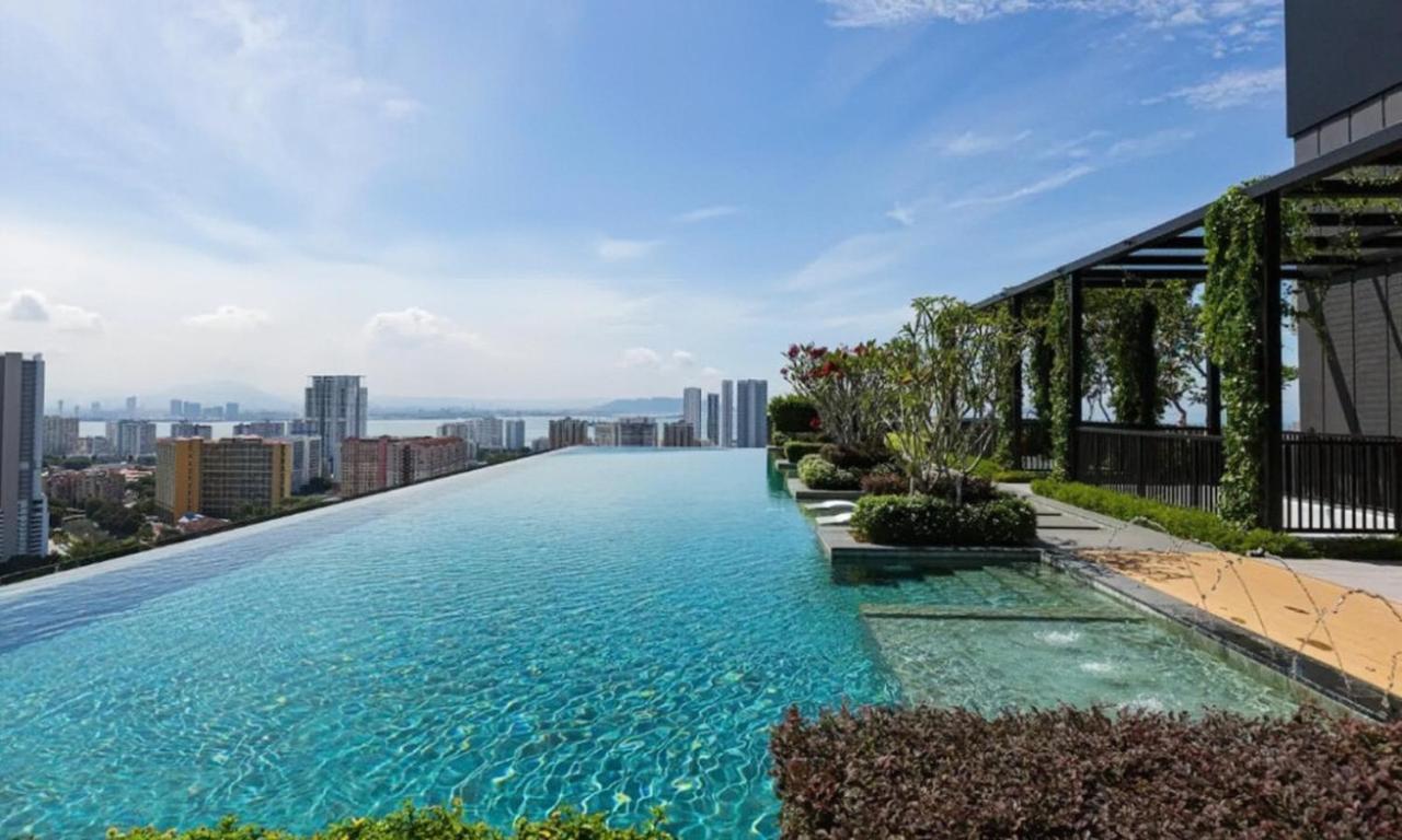Skypool With Seaview 8Pax Beacon Executive Suites - Georgetown City Centre - 3Km To Komtar Kültér fotó