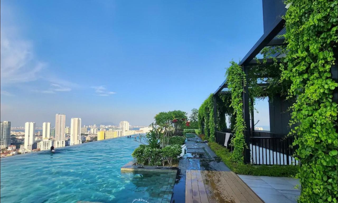 Skypool With Seaview 8Pax Beacon Executive Suites - Georgetown City Centre - 3Km To Komtar Kültér fotó