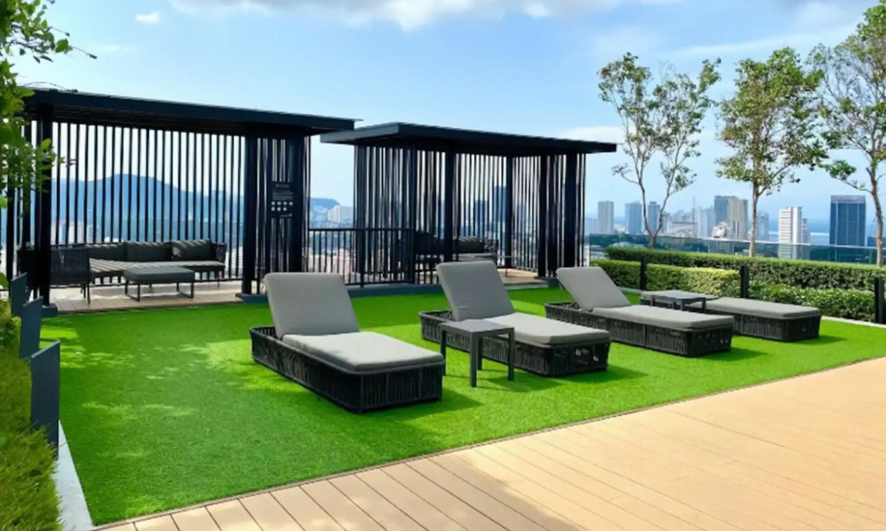 Skypool With Seaview 8Pax Beacon Executive Suites - Georgetown City Centre - 3Km To Komtar Kültér fotó